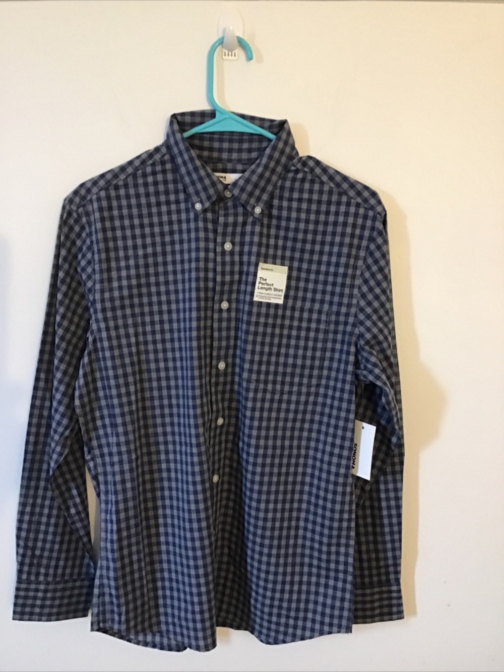 Sonoma Mens Perfect Length Button Down Shirt